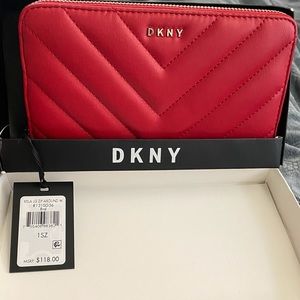 Red DKNY Wallet NEW
